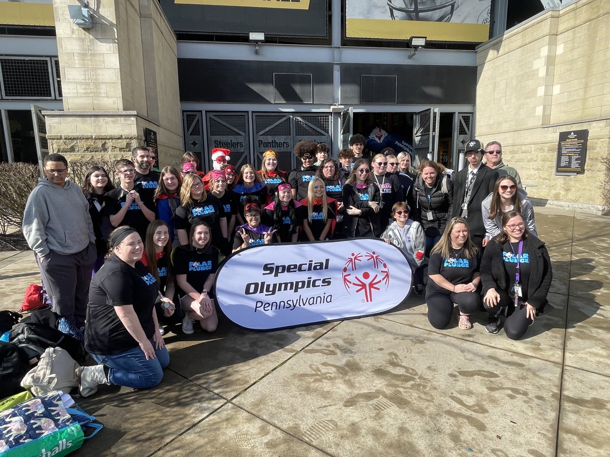 Great day participating at the Polar Plunge at Acrisure Stadium to benefit the Special Olympics of Pennsylvania!  🌊
