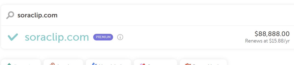 EyuCoder's tweet image. Are Sora domains a good investment? 🤔
