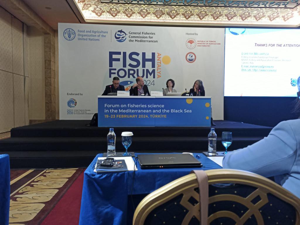 Our researcher <a href="/malvalore/">loretta malvarosa</a> presenting the results of a FAO project on fisheries value chain at <a href="/UN_FAO_GFCM/">General Fisheries Commission for the Mediterranean</a> #FishForum2024