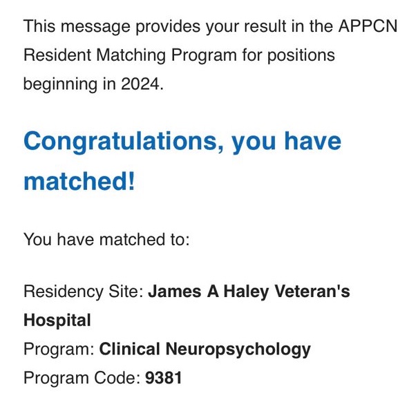Manoli Boutzoukas, PhD (@boutzoukasneuro) on Twitter photo Hey <a href="/TampaVA/">James A. Haley Veterans' Hospital & Clinics</a> - let’s run this thing back for two more years, what do ya say??
So incredibly excited to continue my training in Clinical Neuropsychology at JAHVH! #HereToStay @ypantelis Hey <a href="/TampaVA/">James A. Haley Veterans' Hospital & Clinics</a> - let’s run this thing back for two more years, what do ya say??
So incredibly excited to continue my training in Clinical Neuropsychology at JAHVH! #HereToStay @ypantelis