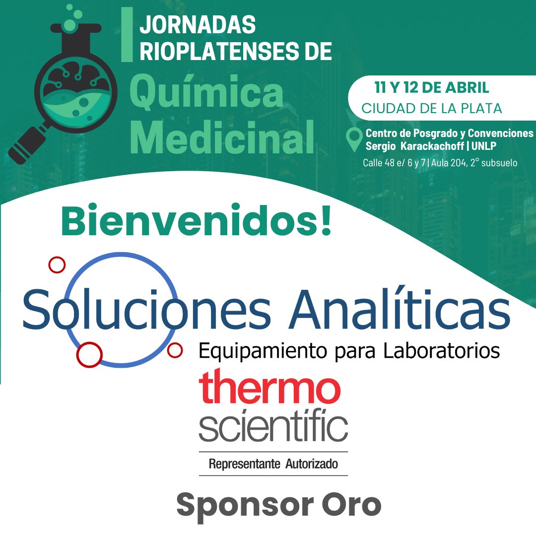 I Jornadas Rioplatenses de Química Medicinal tweet media