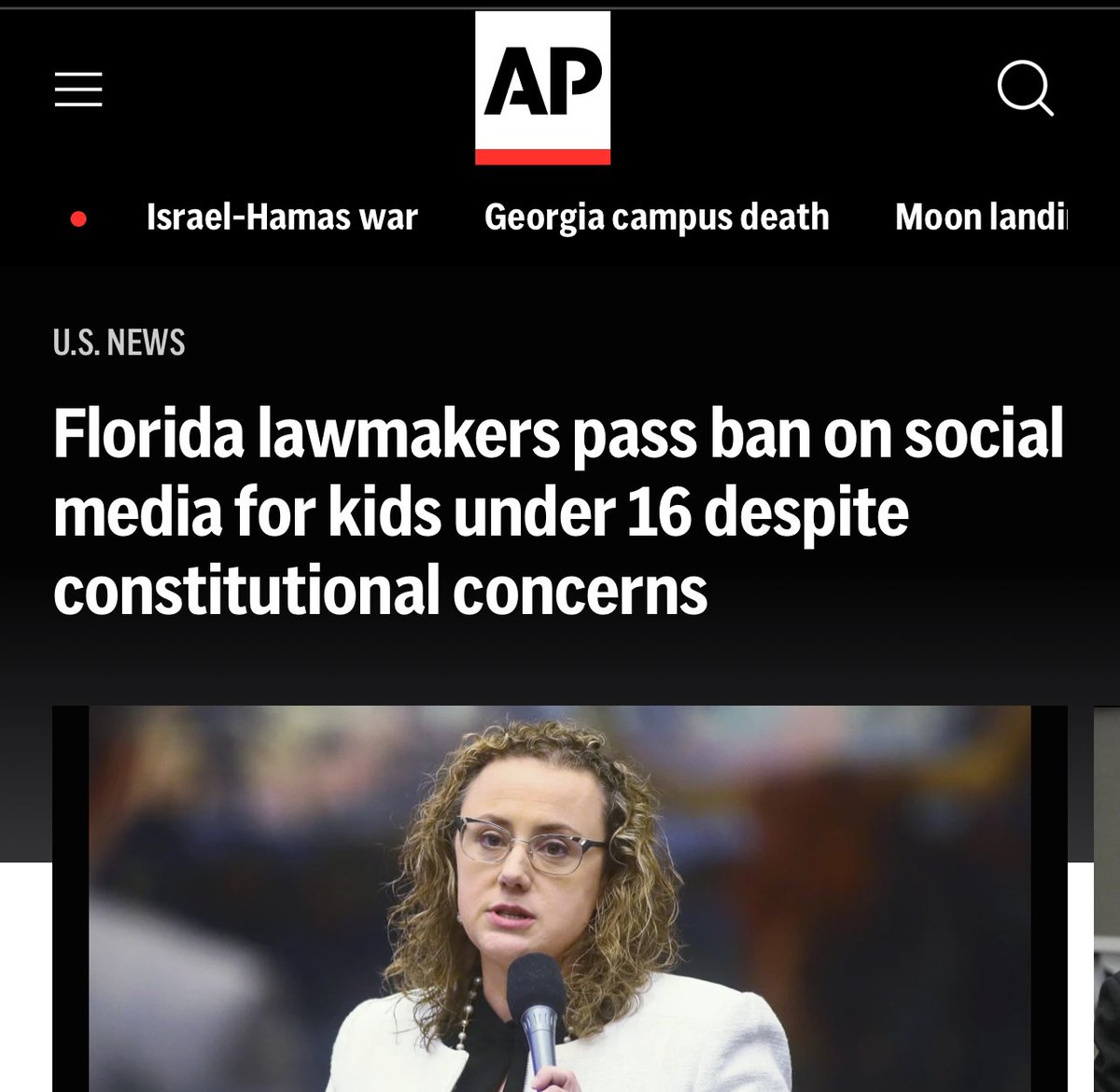 So kids are too young for social media, but old enough to give birth to a rapist’s baby and old enough to get shot in school. Got it. Vote blue cash4ga.com