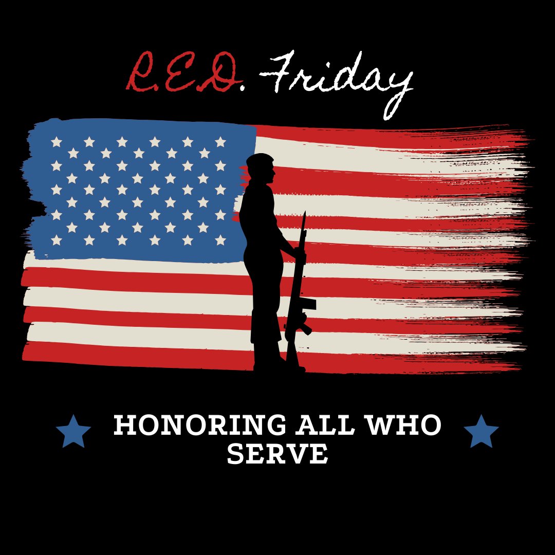 On R.E.D Friday, we wear red not just as a color but as a symbol of our commitment to Remember Everyone Deployed.

#REDFriday #SupportOurTroops #RememberEveryoneDeployed #REDRemembered #GratitudeFriday #MilitaryAppreciation #TroopSupport #HonoringHeroes #DeploymentGratitude