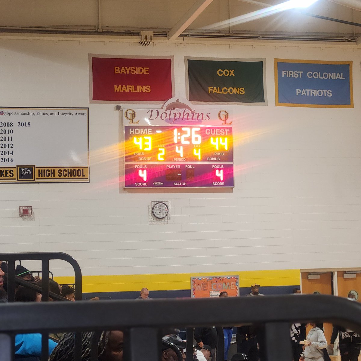 Champ019's tweet photo. Princess Anne leads Deep Creek by 1 https://t.co/jy6X5avcbf