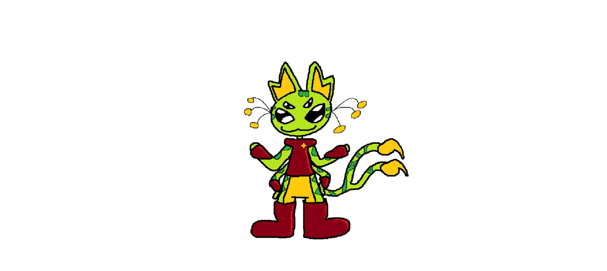 TheAxolotlSun's tweet photo. This is the official finished new gnarpy design for Regretevator https://t.co/q8ZTYZsRpe