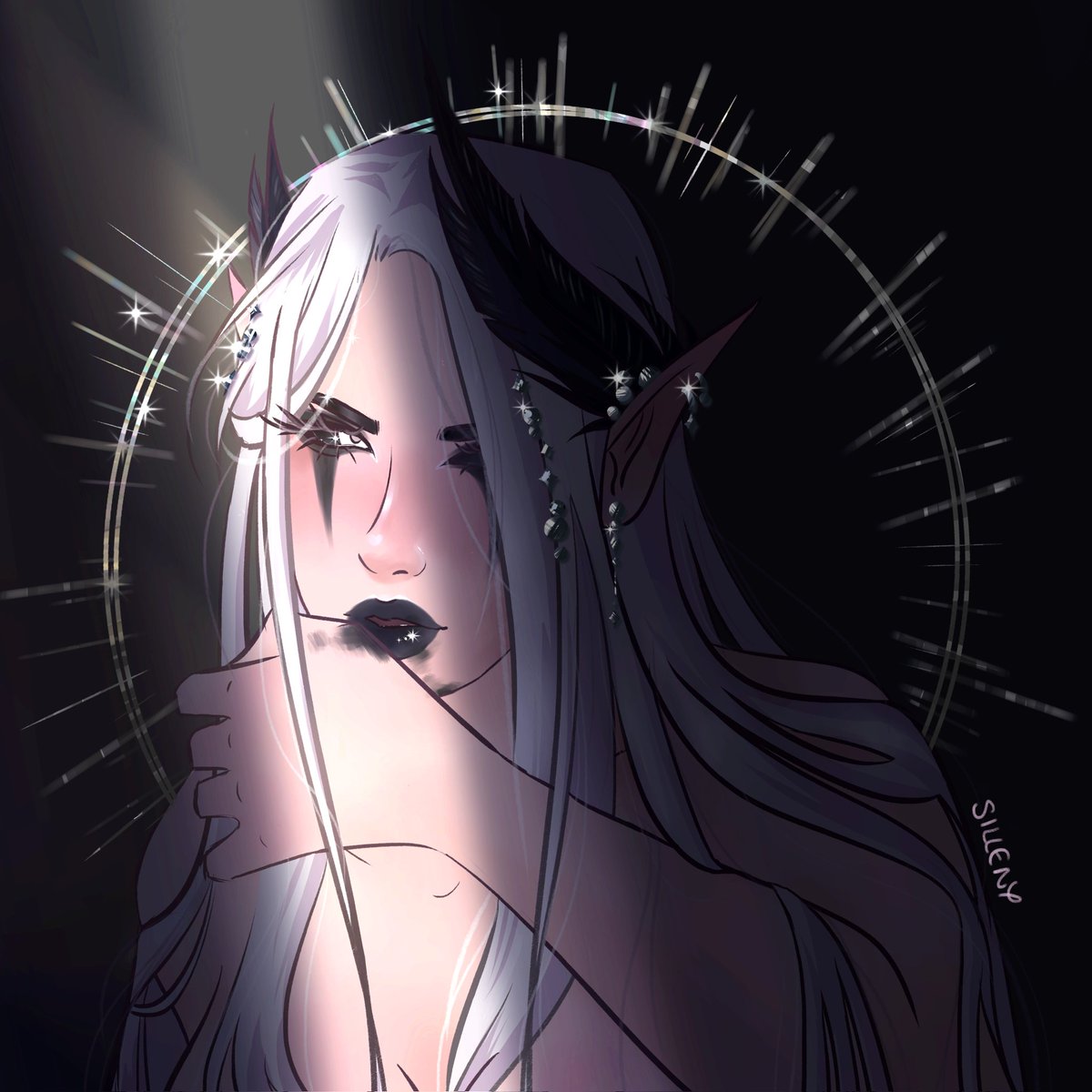silleny_'s tweet photo. 🌑 // A R K I L I A

@/MORTALAFEMME's OC

#digitalart #noai #arkilia #art https://t.co/ugmd8a7ubw