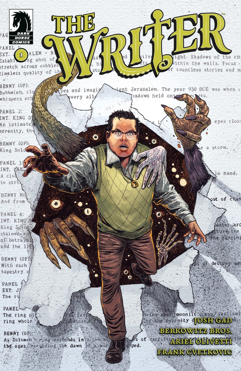 Josh Gad, Ben and Max Berkowitz, and Dark Horse team for The Writer #comics #comicbooks graphicpolicy.com/2024/02/23/jos…