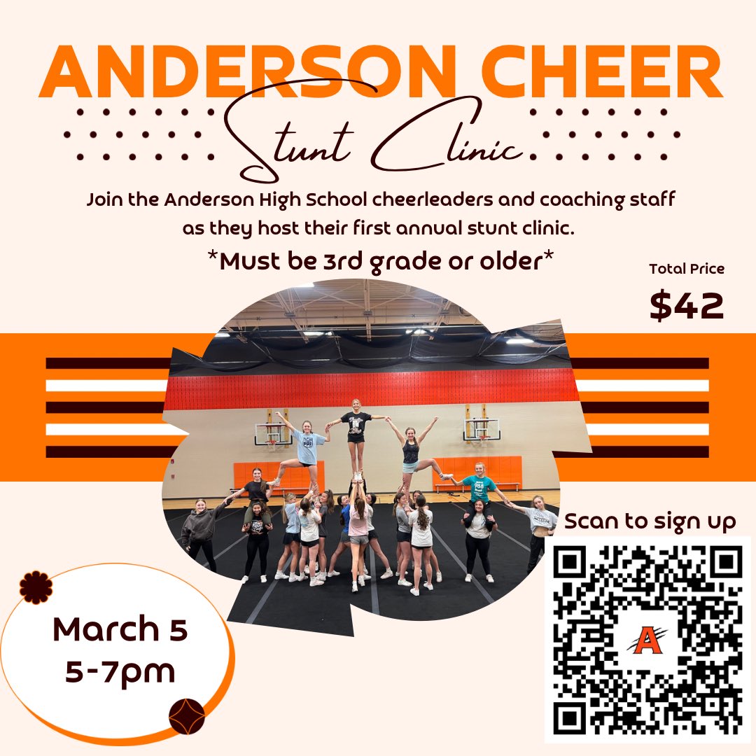 Anderson Cheerleading tweet media