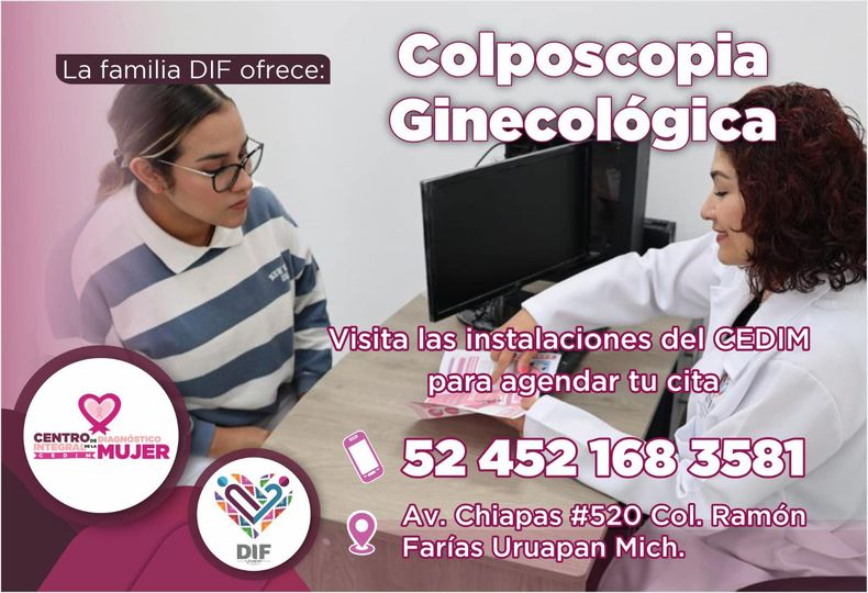 YadiraRMora's tweet photo. #Uruapan
#SabíasQue ¡Descubre lo último en servicios de salud en #CEDIM Uruapan!
Ahora ofrecemos consultas ginecológicas y colposcopias para cuidar de tu bienestar.
🧵1/2
⬇️ https://t.co/UmG22G7YBX