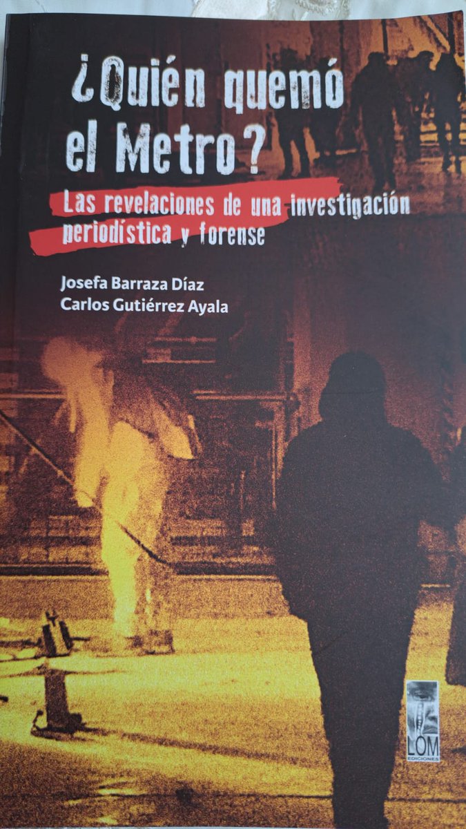 masterjosefa's tweet image. Encontré dos copias de &quot;¿Quién quemó el Metro?&quot; de @LomEdiciones, por lo que las regalaré. Si quieren una, comenten esta publicación o RT❤️✍️