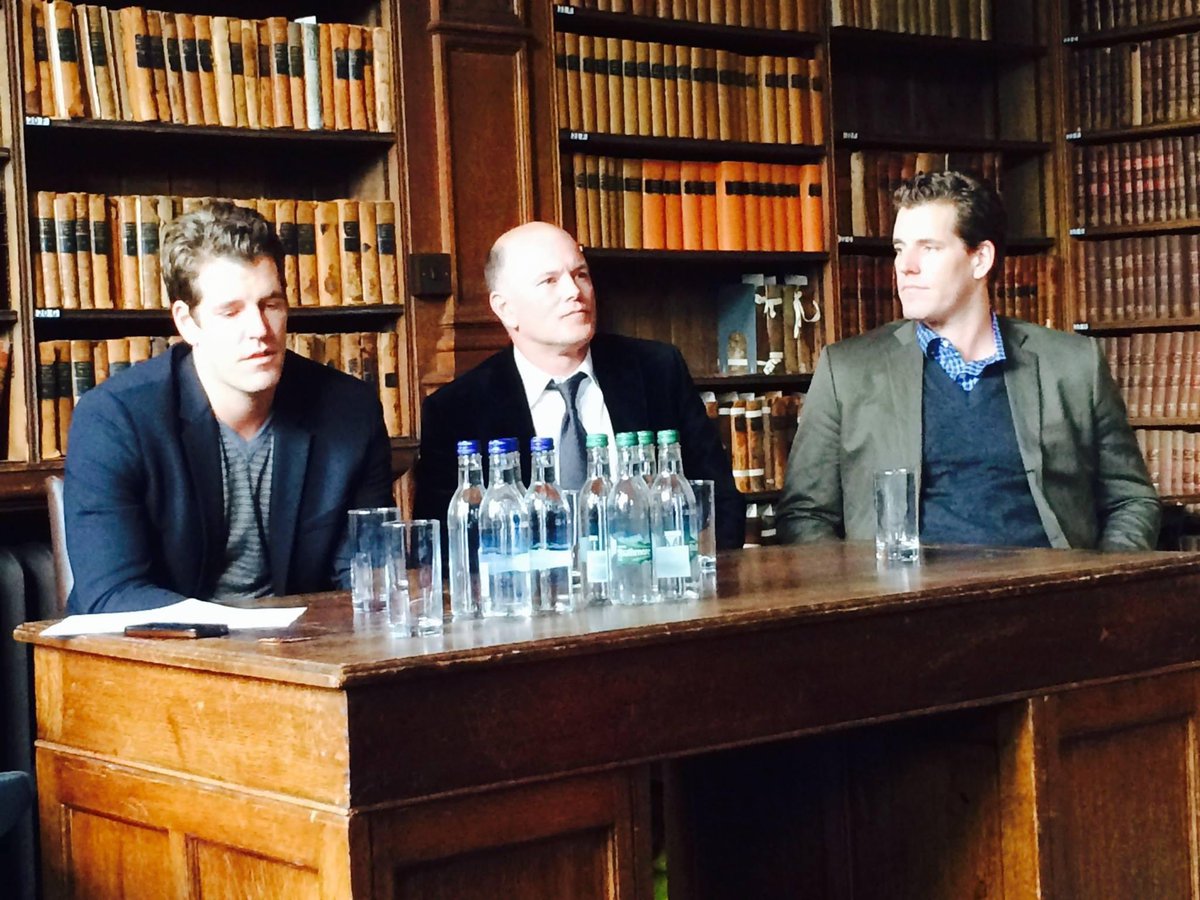 10 years ago!!! Me and the twins talking $BTC at the Oxford Union. @cameron @tyler