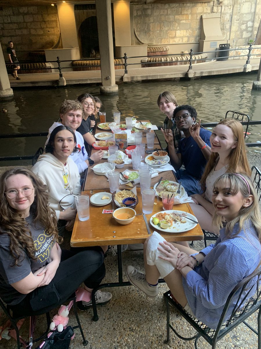 RockwallACDEC's tweet photo. Had to take a break from the study grind and celebrate V7’s 18th birthday! What better way to celebrate a birthday than at the @AcadecTx STATE  COMPETITION! @Rockwall_HS #JFND https://t.co/3Y0BKBqWSa