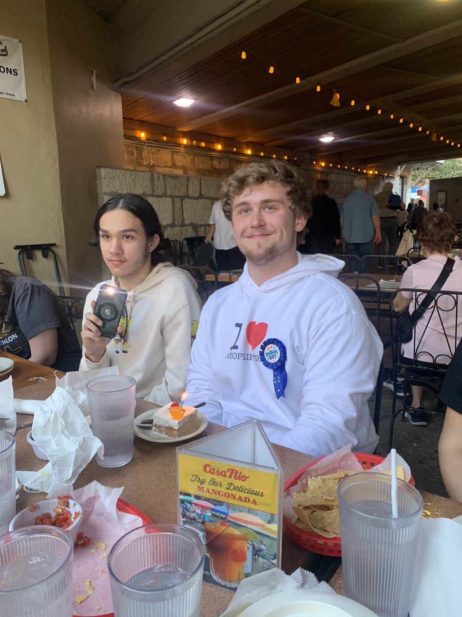 RockwallACDEC's tweet photo. Had to take a break from the study grind and celebrate V7’s 18th birthday! What better way to celebrate a birthday than at the @AcadecTx STATE  COMPETITION! @Rockwall_HS #JFND https://t.co/3Y0BKBqWSa