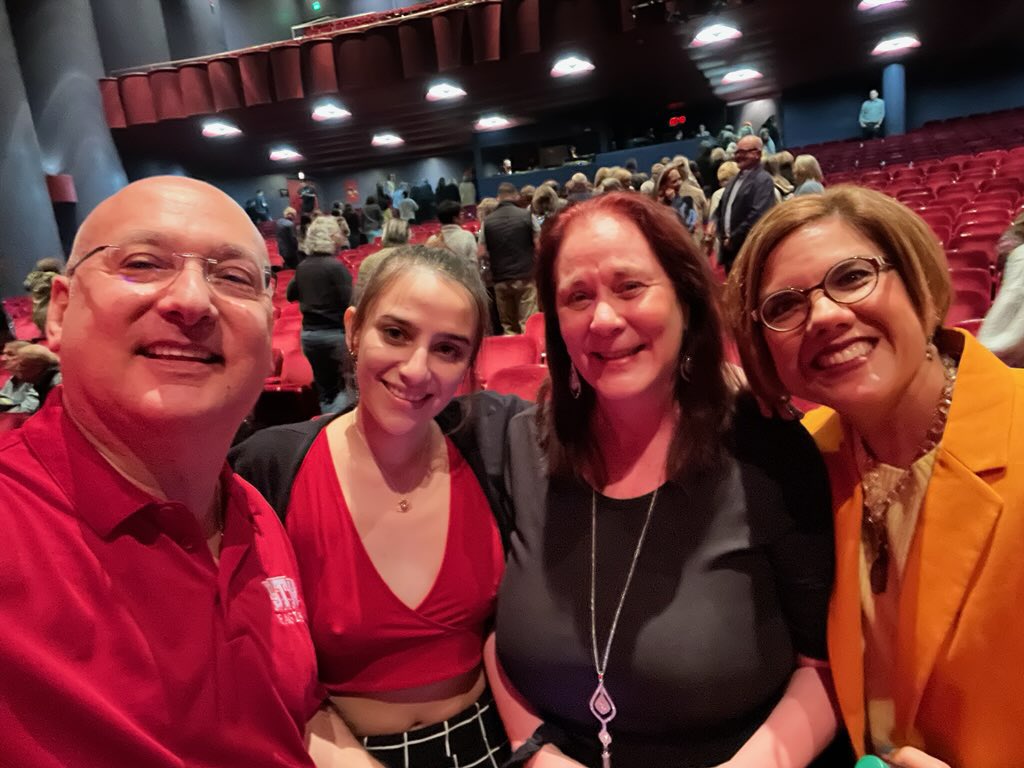GilbertGarciatx's tweet photo. Had a blast with Dee Dee,  Rep. Christina Morales and Adrian Castillo at MANIA: The ABBA Tribute. From the music to the costumes, it was awesome. Many people were  dressed like the band! https://t.co/kDBJzUlQ69
