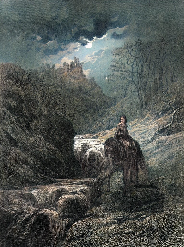 'The Moonlight Ride' by Gustave Dore, 1876

#dore #gustavedore #painting #19thcentury