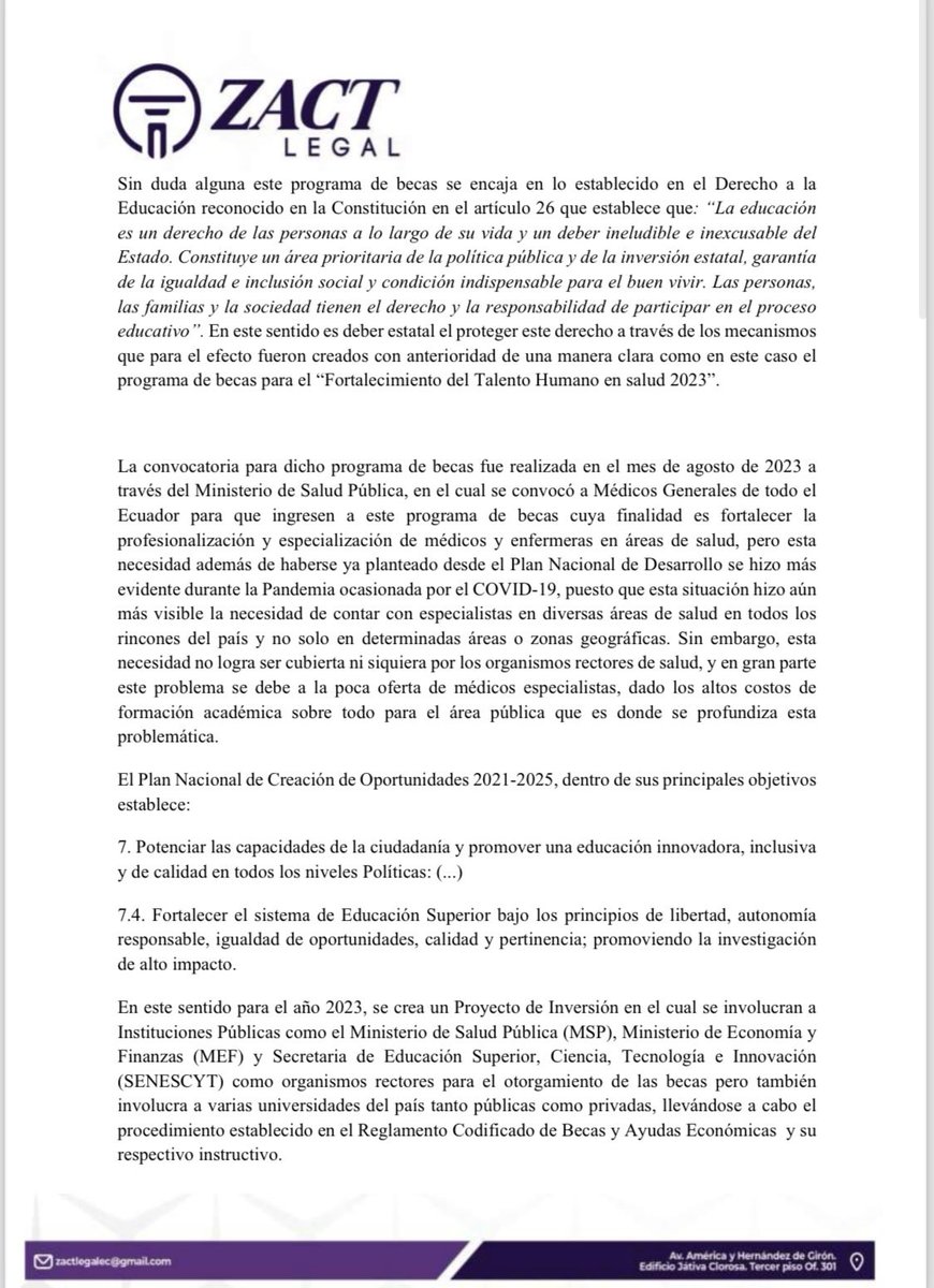 mafernanda1712's tweet photo. Uno quiere hacer patria, y la patria nos está fallando. El gobierno incumple con sus becas ofertadas. Si esto no se soluciona pronto, tendremos que abandonar los postgrados. Esperamos una respuesta pronta de presidencia a este pedido @DanielNoboaOk @Salud_Ec #becariossinbeca https://t.co/H0Y4rLeVbb