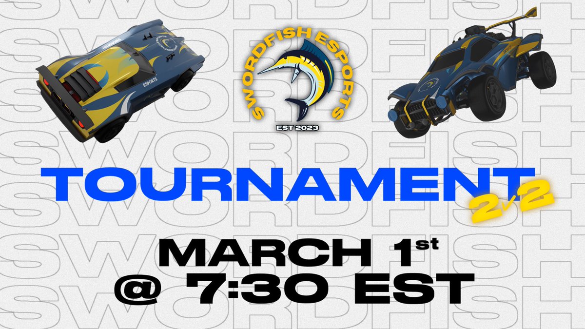 @everyone Don’t forget to sign up for our $30 2v2 Tournament that will be March 1st at 7:30pm EST!  This will be for players GC1 and under and there are only 7 spots left!  Here is the sign up link below

start.gg/tournament/swo…