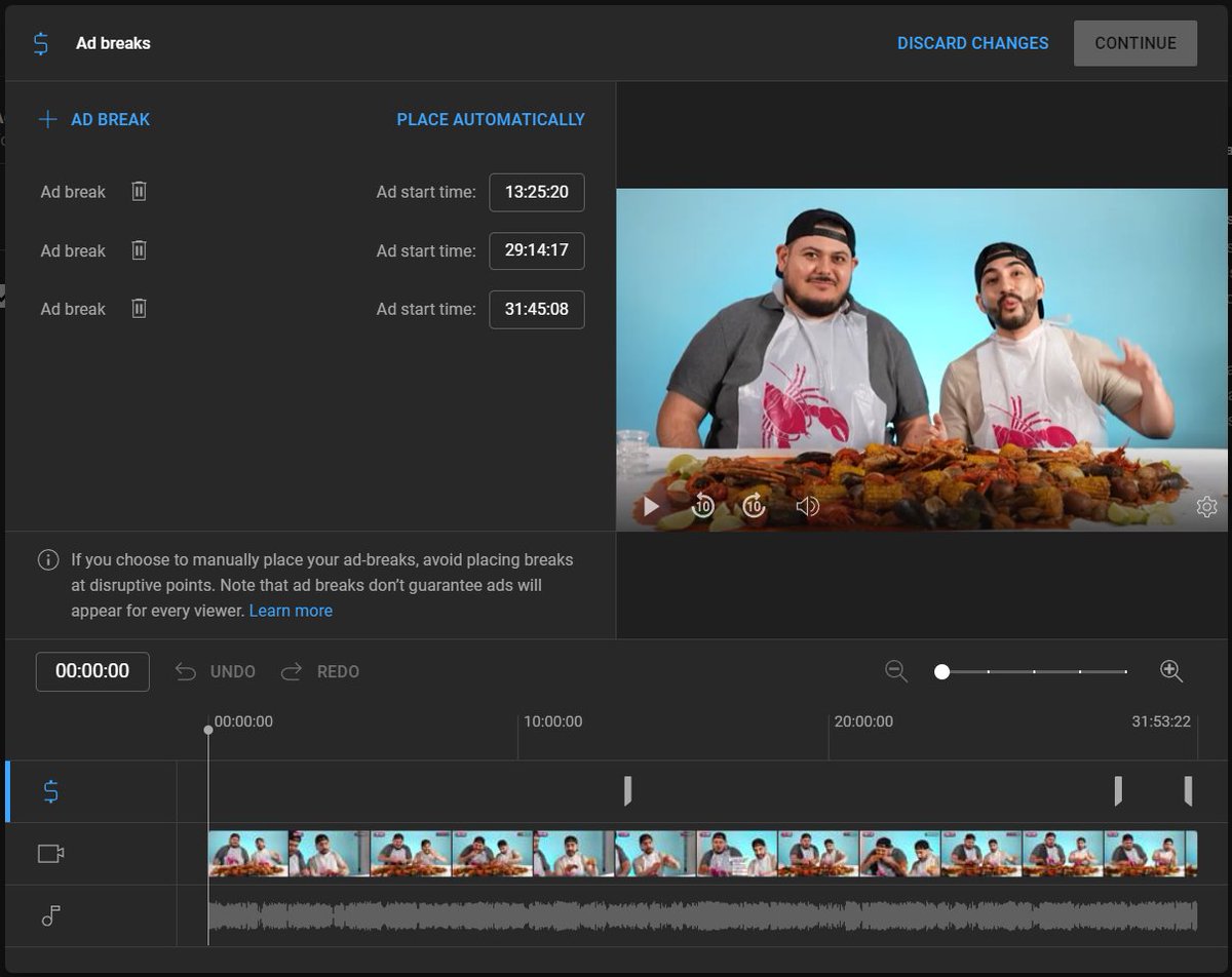 This is why you should never let YouTube auto-place ads for you 🤦🏽‍♂️