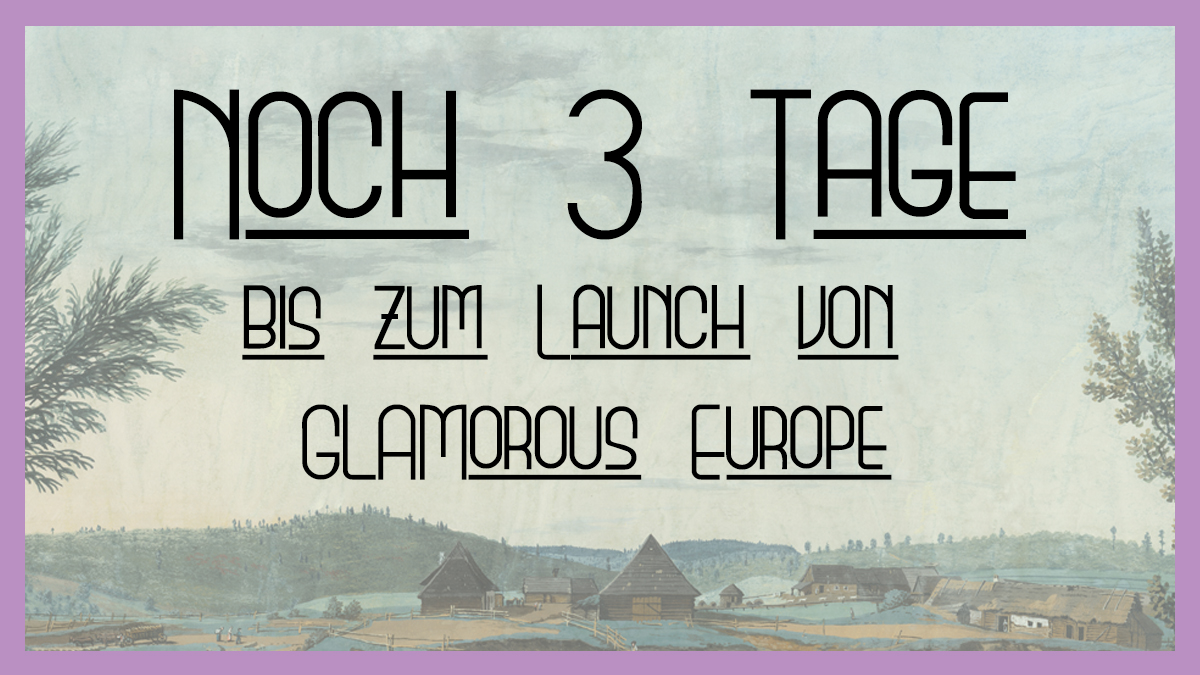 Noch 3 Tage und dann launchen wir offiziell unseren Prototypen für die Webapp GLAMorous Europe. 🖼️Hintergrundbild: Vyšný Majer, Ján Jakub Müller, 1816 #OpenSourceLaunch #ComingSoon #glamorouseurope  #OpenSource #wikidata #openGLAM #openculture #museum #GLAM #art #culturalheritage