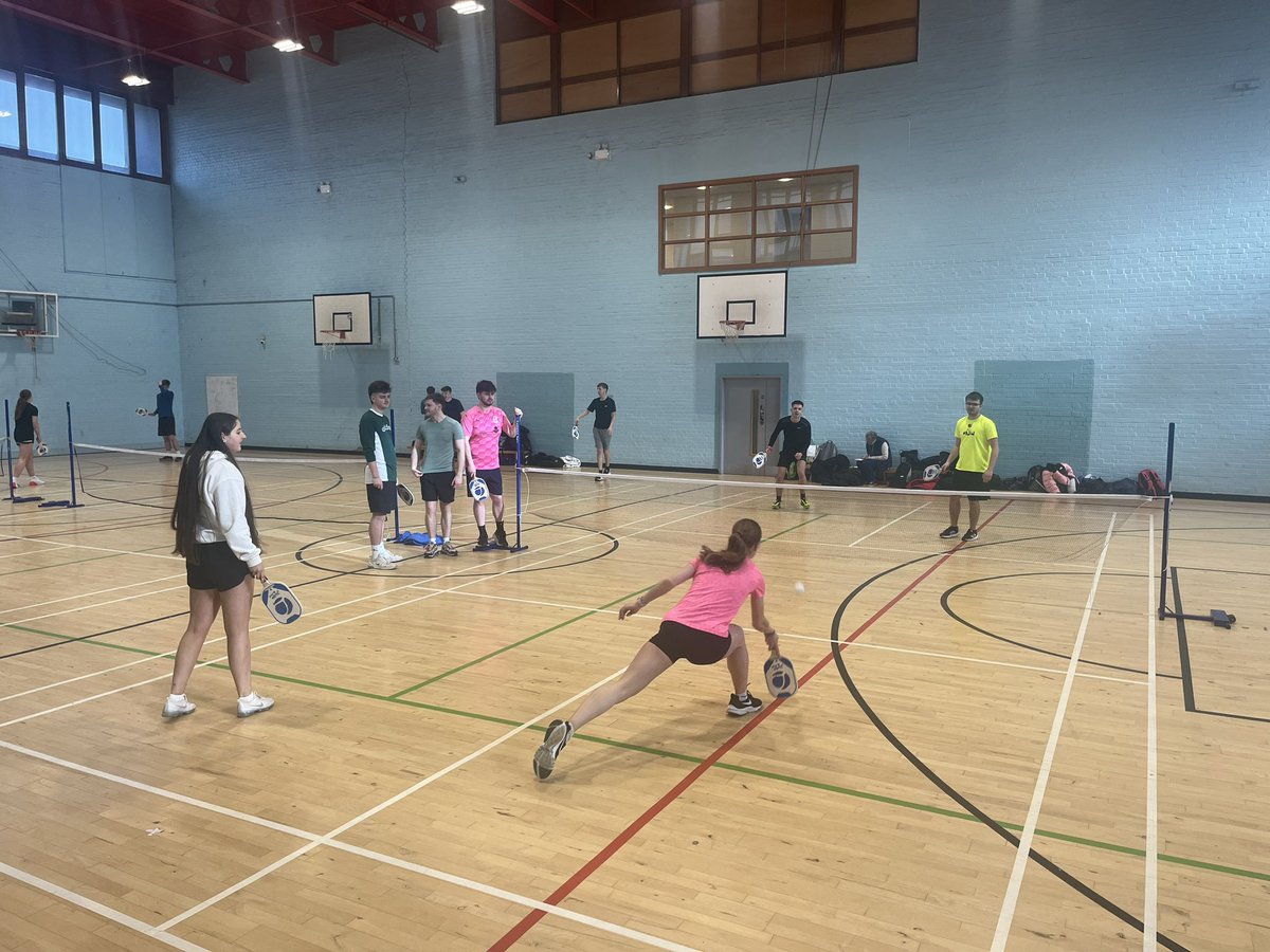 PE_MissEmslie's tweet photo. Great session leading pickle ball this afternoon for MAPE’s PLW! Thanks to everyone who came along, hope you had fun! Well done to our winners, Hazel, Calum and Jamie. https://t.co/TrbLpPqFe5