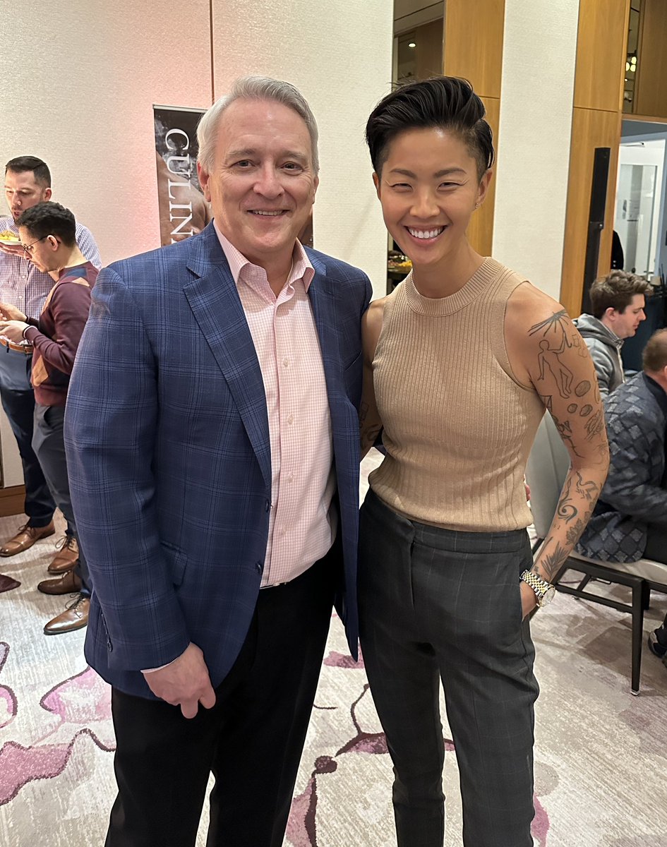 Thank you <a href="/KristenLKish/">Kristen Kish</a> for talking to me at the <a href="/MarriottBonvoy/">Marriott Bonvoy</a> anniversary! You are awesome! Need to get a pic with <a href="/tomcolicchio/">Tom Colicchio</a> next! I will be tuning in to <a href="/BravoTopChef/">Bravo Top Chef</a> !!