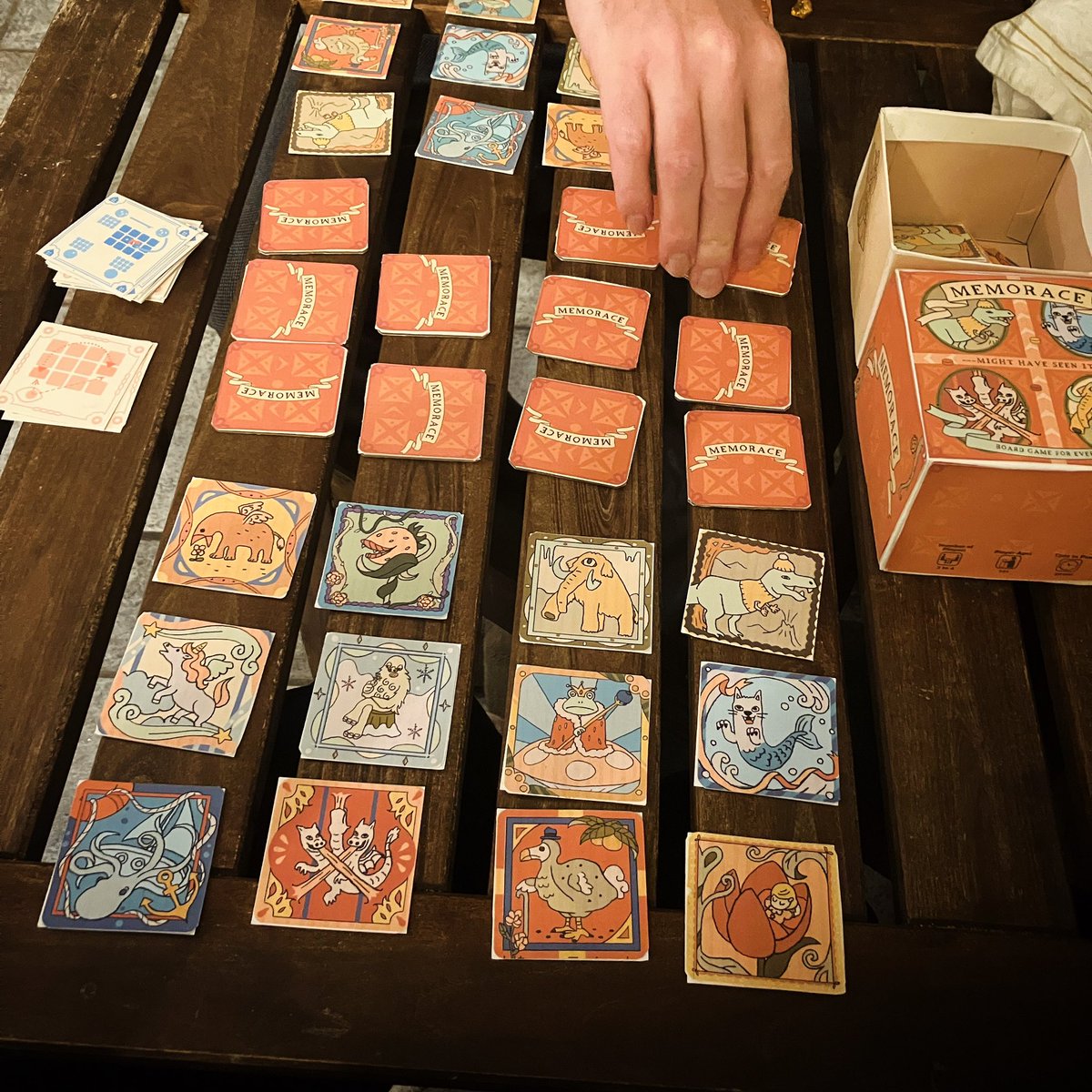 We are going to #festival_des_jeux_cannes tomorrow as visitors 😃 we’ll bring our game (hand made prototype version) with us, if you want to play test it, ping me 😄

#boardgame #playtest #festivaldesjeuxcannes #memorace #prototype