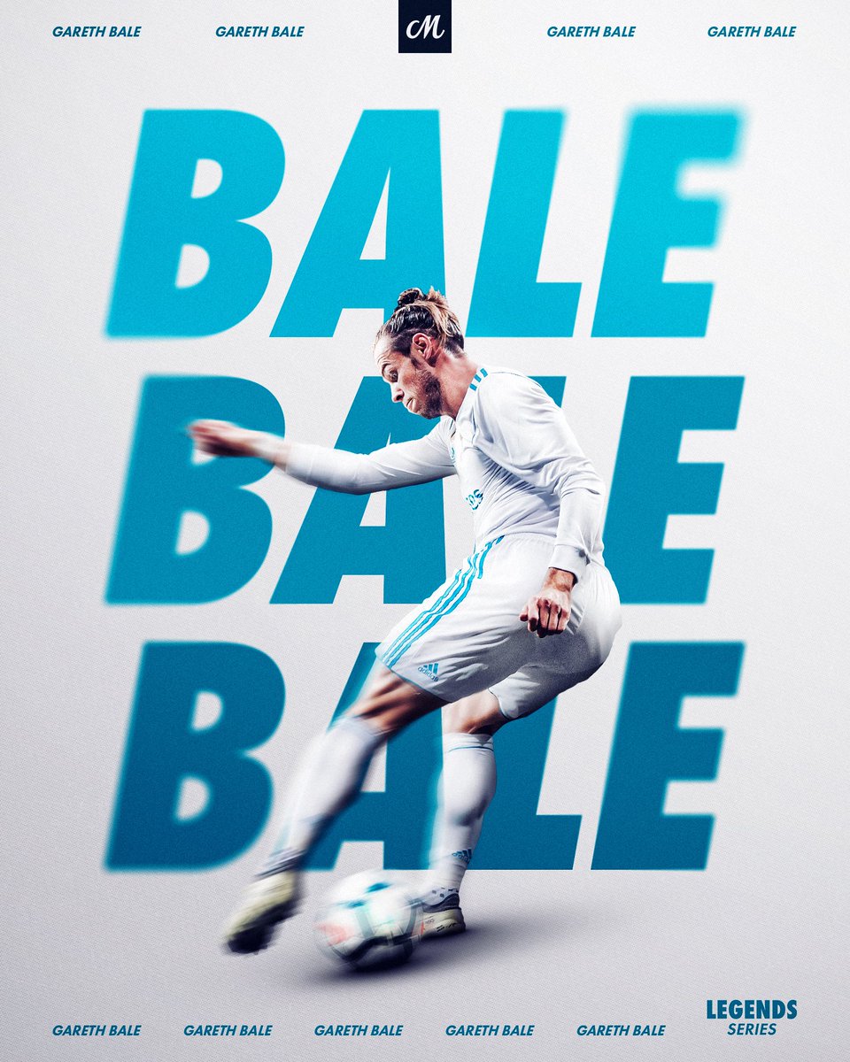 𝗟𝗘𝗚𝗘𝗡𝗗𝗦 𝗦𝗘𝗥𝗜𝗘𝗦 - showcasing legends in the world of sports. Last but not least, Gareth Bale 🎨⚽️ 

#AdobePhotoshop #GraphicDesign #GarethBale #RealMadrid #LaLiga #SportsDesign #SMSports