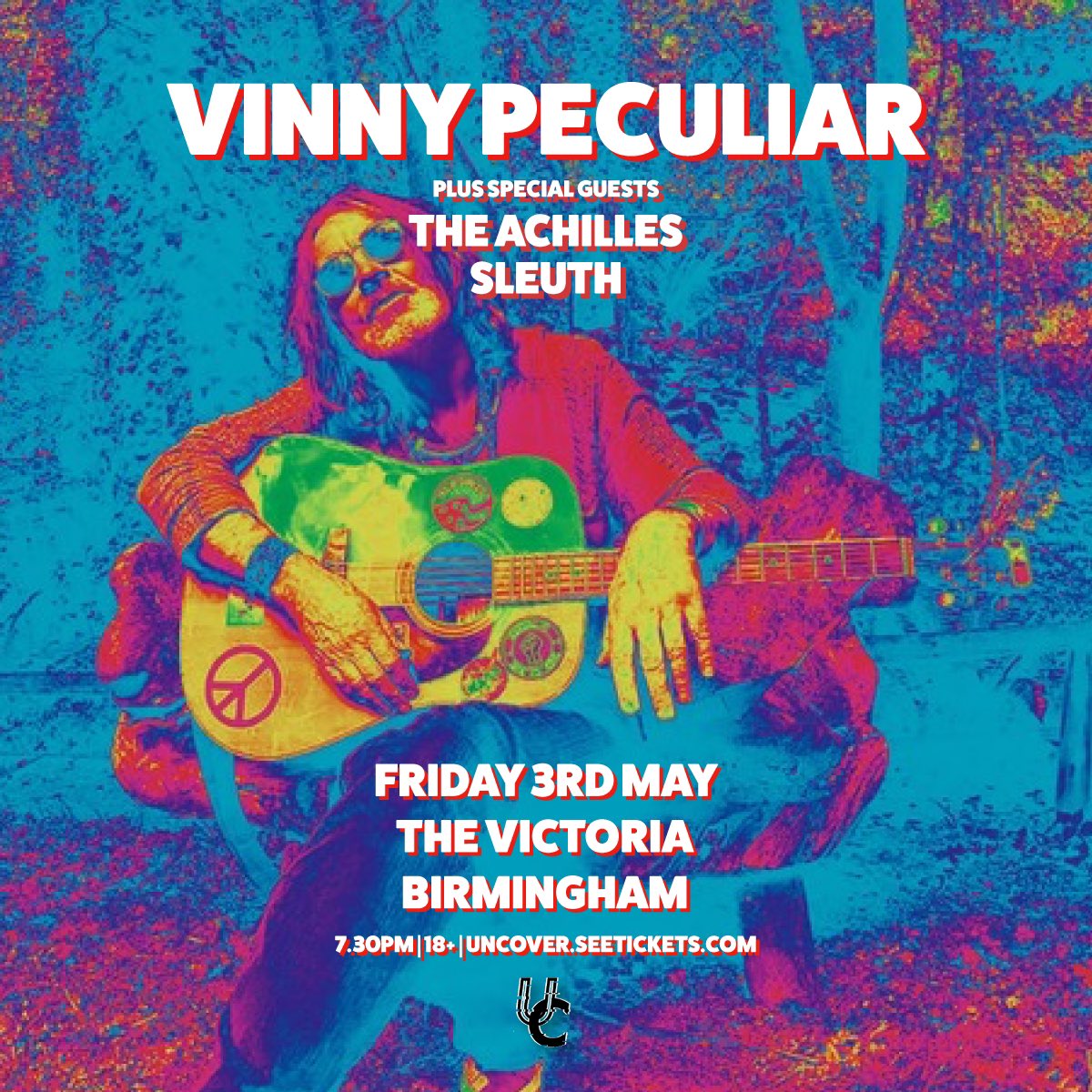 Birmingham here we come - full band show with @TheAchilles__ & @sleuthsounds Fri May 3rd 2024 an @Uncover_Night all welcome tickets seetickets.com/event/vinny-pe…