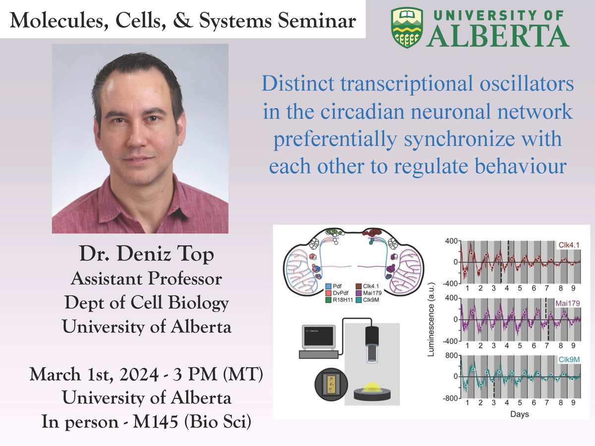 Molecules, Cells, and Systems @UAlberta tweet media