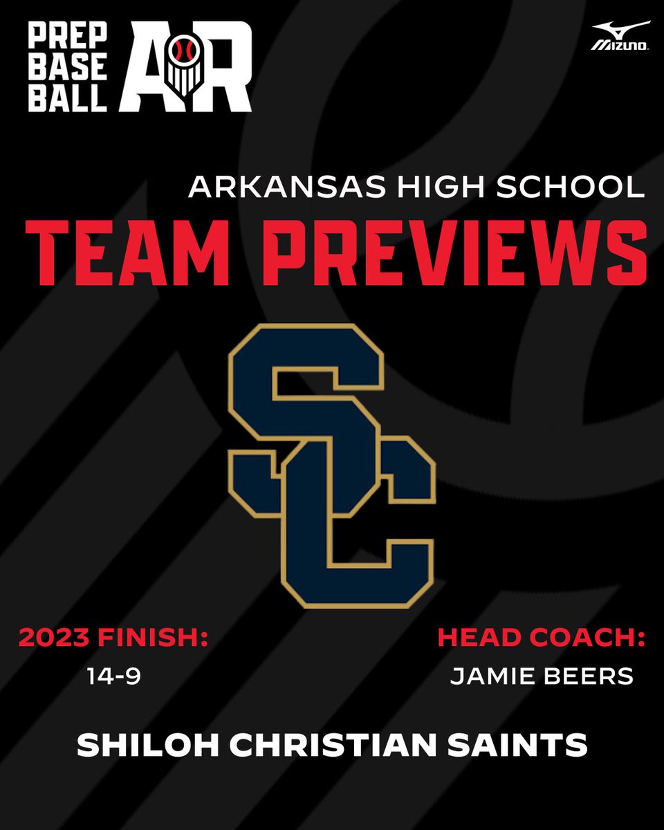 🎓 2024 Arkansas High School Team Preview: Shiloh Christian 🎓 Returning a large chunk of the production on the roster, Shiloh Christian will look to take another step forward in 2024. @ShilohSaintsBSB 🔗: loom.ly/v03ZEBk