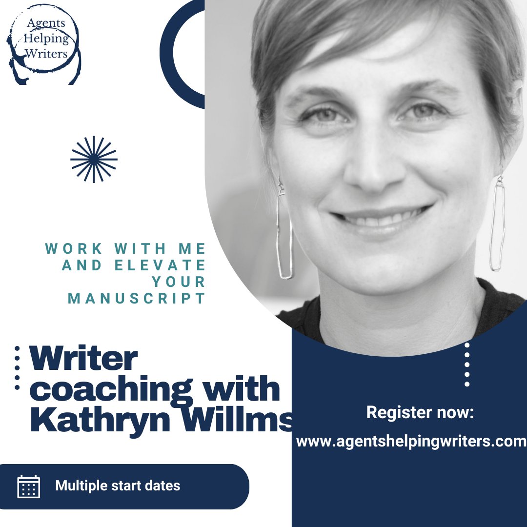 Excited to announce I'm offering writing coaching sessions this spring. Visit agentshelpingwriters.com/kathryn-willms to learn more! Limited spots available! #WritingCoaching #LiteraryAgents #AuthorsWanted #AgentsHelpingWriters