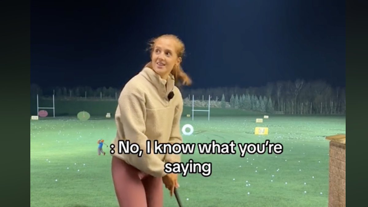 Syngenta_Turf's tweet photo. Watch: "Mansplaining” encounter sparks social media storm.
See what unfolded at a #Liverpool driving range, plus @Thegolfcoach's response and our latest findings on how you can engage women in #golf.
https://t.co/4cTNlNV2tP
#syngentagolf #growingolf https://t.co/xja1r6Fiut