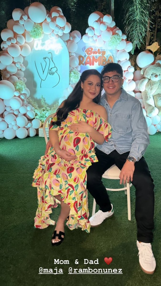 majinglez's tweet photo. The ever beautiful parents of Ramba. 💕

grabe ang daming pa baby shower 6 months palang! at mukhang may susunod pa 👀 https://t.co/1zGx9FPH96