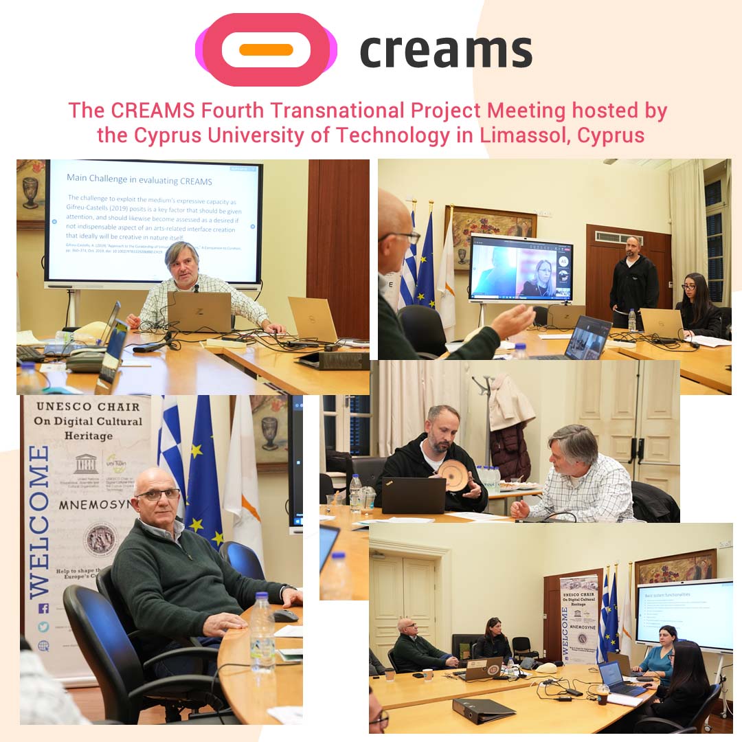 creamsproject's tweet image. We are delighted to share that on February 16th, 2024 the 4th Transnational Meeting of the #CREAMS project was held in Cyprus, hosted by the Cyprus University of Technology (CUT), under the esteemed #ERASMUS+ program.