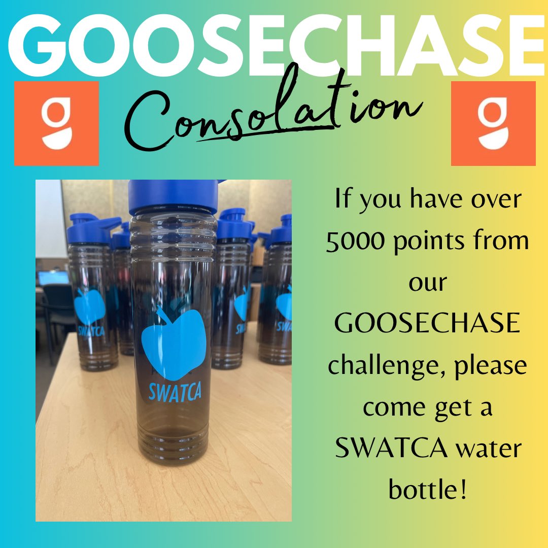 The winners of GOOSECHASE are… ALGEBROS and WALKER WARRIOR!!! Please come by the SWATCA office to claim your prize! #SWATCA2024 #uleth