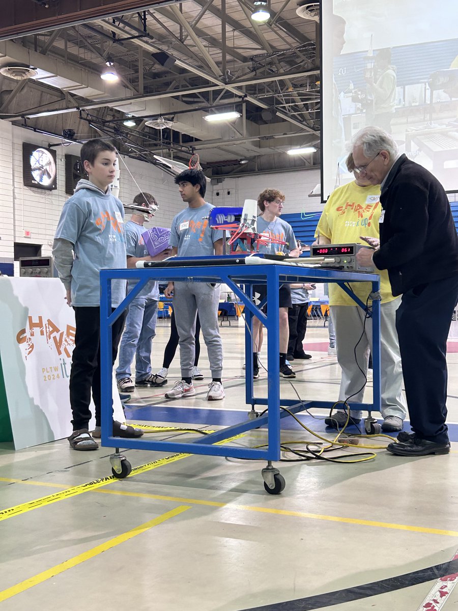 KHSPLTW's tweet photo. Today two teams represented Kirkwood High School at the @STLPLTW engineering competition at @STLCCFloValley . 19 teams competed in the "Shake it Up" challenge creating a structure to sustain earthquake type movement. One  @khspioneers teams won first place for  presentation! https://t.co/KKa0PsleGg