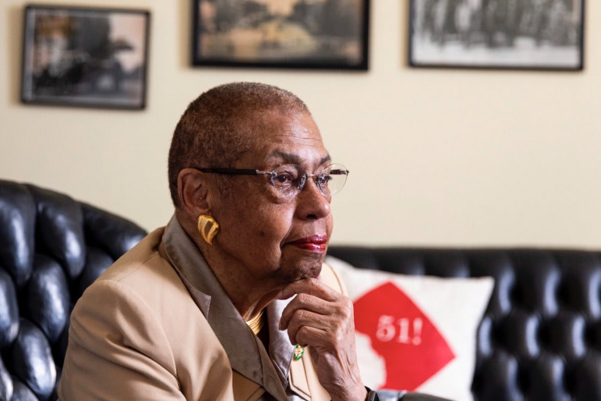 EleanorNorton's tweet photo. DC will feel the loss of DCist and cuts at WAMU.
 
Democracies need vigorous, active local press corps asking tough questions and breaking critical news.
 
To the journalists who were let go: Thank you for your work on behalf of the District. https://t.co/U7xHvpIcdb