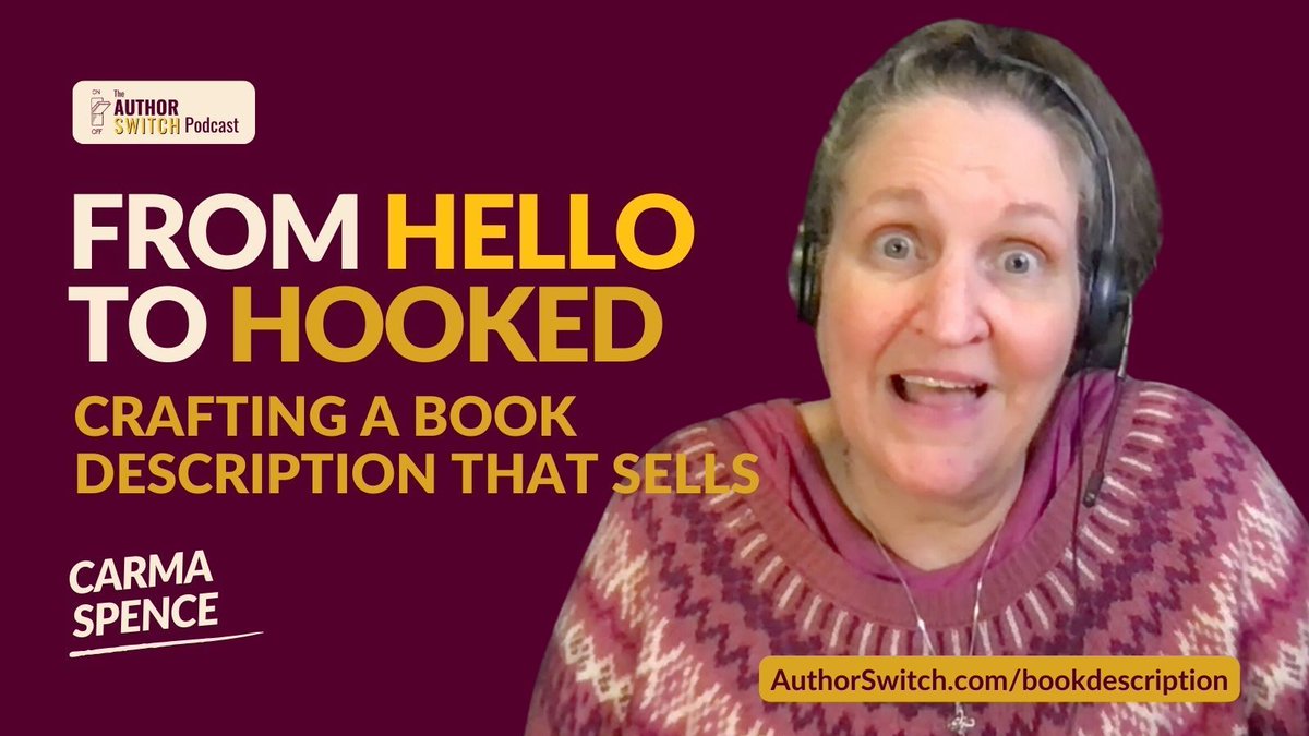 carmap's tweet photo. In a sea of books, make yours the beacon! Tune into this episode of The Author Switch Podcast for my insights on crafting a blurb that stands out. Make your first impression count. Listen now! https://t.co/GCgp2XeW6C #StandOutAuthor #BookBlurbSecrets" https://t.co/YmNtJv7kzS