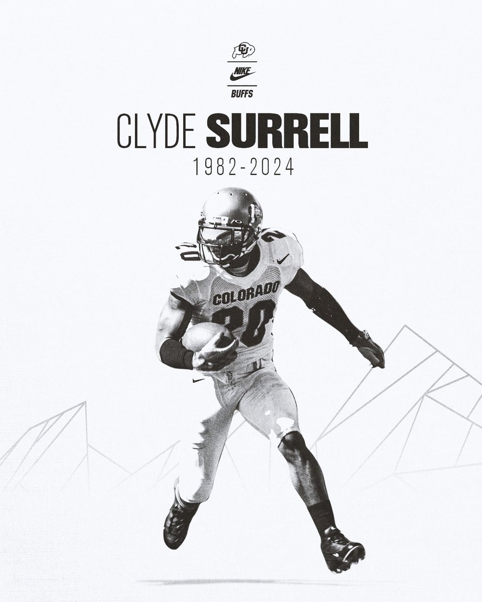 We are saddened to hear the passing of former Buff, Clyde Surrell. Sending our condolences to his family and friends. #GoBuffs