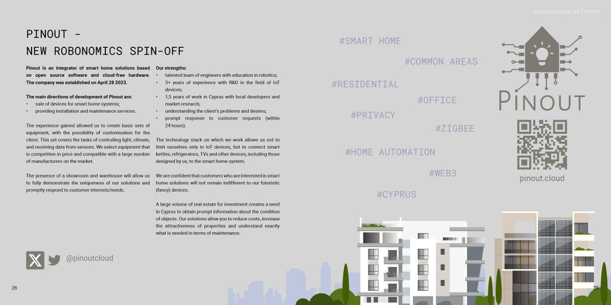 Established on April 28, 2023, Pinout integrates open-source software and cloud-free hardware.  Invest in the future with Pinout's futuristic solutions! 🌐💡 #SmartHomes #IoTInnovation #PinoutRevolution