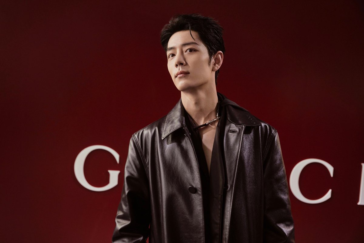 240224 Photo】 #MFW #GUCCIFW24 #XiaoZhan #肖战 #SeanXiao Xiao Zhan