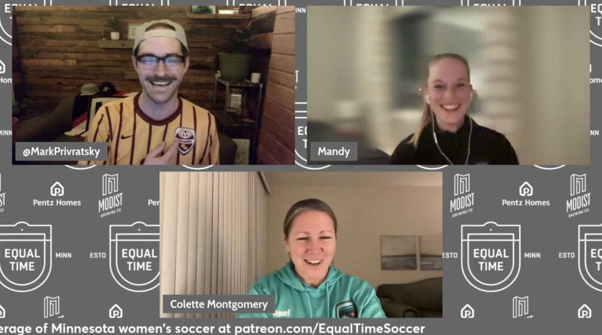 ICYMI: We sat down with @MNAuroraFC’s new head of camps & @MNAuroraFC2 head coach to talk growth of the club, working with @NicoleLukic5, & more! YouTube: youtube.com/live/3ltWMWVp2… Apple: podcasts.apple.com/us/podcast/equ… Spotify: open.spotify.com/show/28XX24Lc4… 💥 @pentzhomes & @ModistBrewing