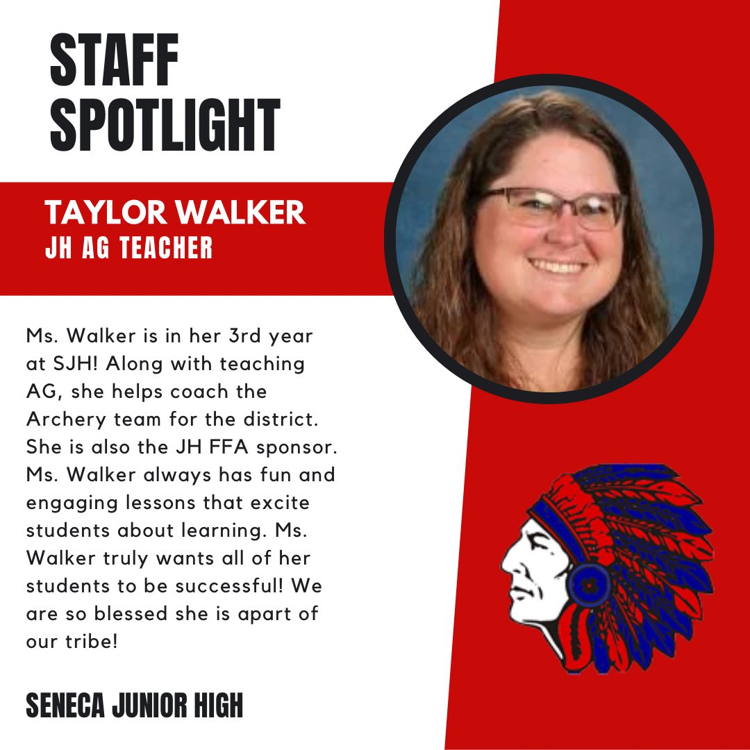 ✨STAFF SPOTLIGHT✨

We are finishing up FFA week by highlighting our wonderful AG Teacher! Ms. Walker is a rockstar!