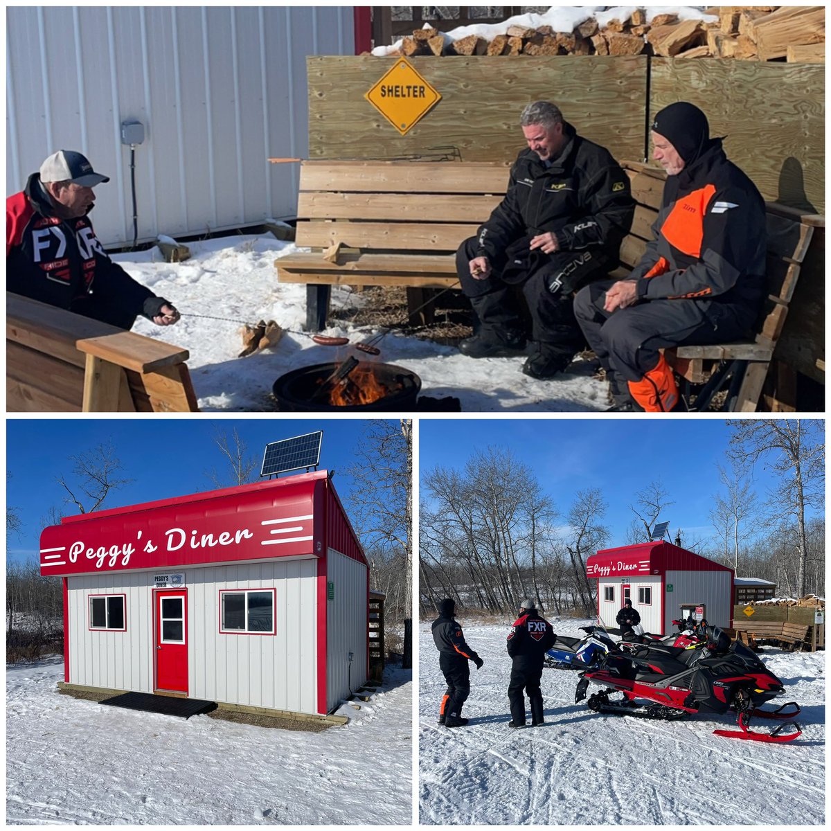 Nice day of sledding with friends North of Meota yesterday!
