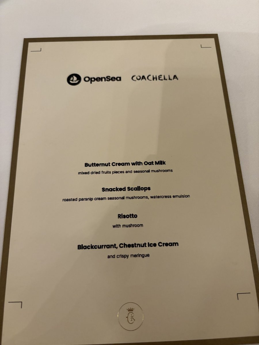 In good company <a href="/opensea/">OpenSea</a> #NFTParis dinner