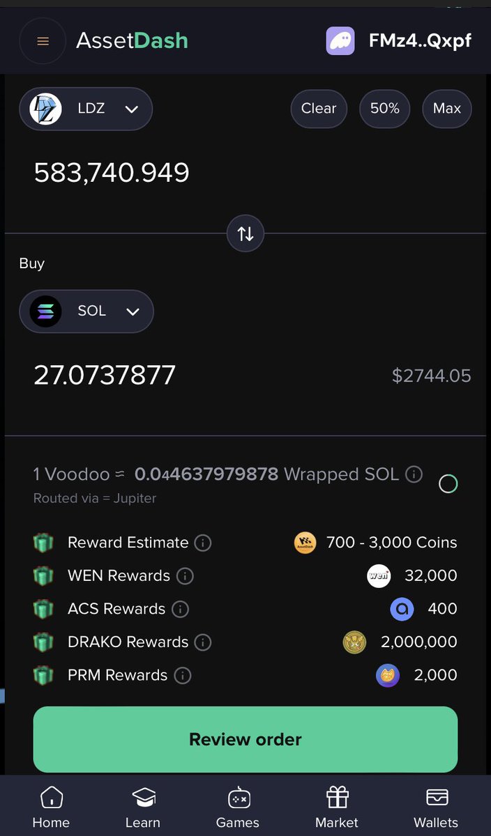 📈 $Voodoo Token is now Live and purchasable through the <a href="/assetdash/">AssetDash</a> Super Swap application! The building doesn’t STOP 🛑 
📈 Stay tuned, Very soon you will be able to earn Rewards on top of your <a href="/assetdash/">AssetDash</a> $Voodoo Token super swaps! 

💎swap.assetdash.com