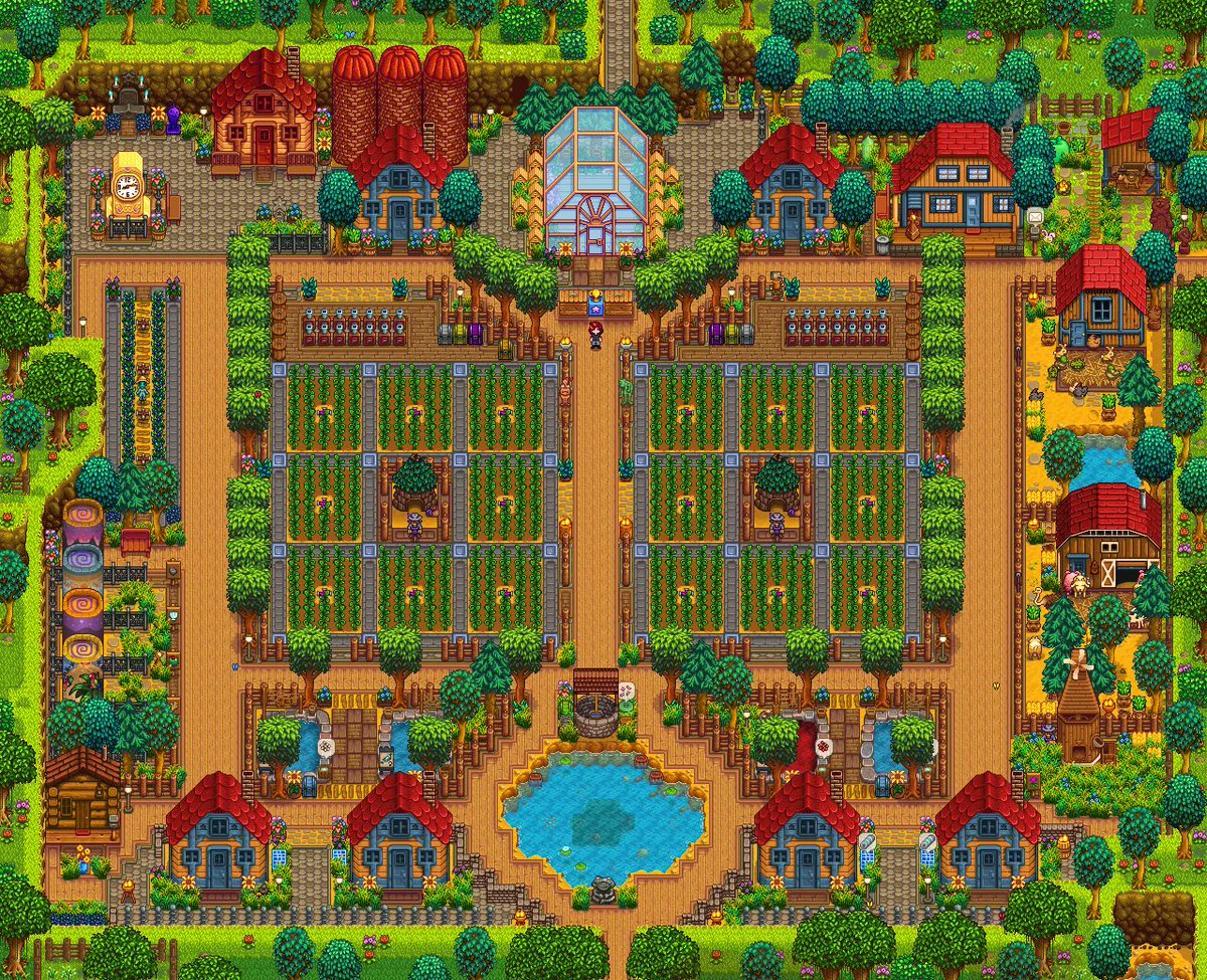 Please rate my first EVER Sardew Valley farm! (Year 6, no mods) posted by u/Zubula3. Post url: shorturl.at/mENX3 #StardewValley #Stardew