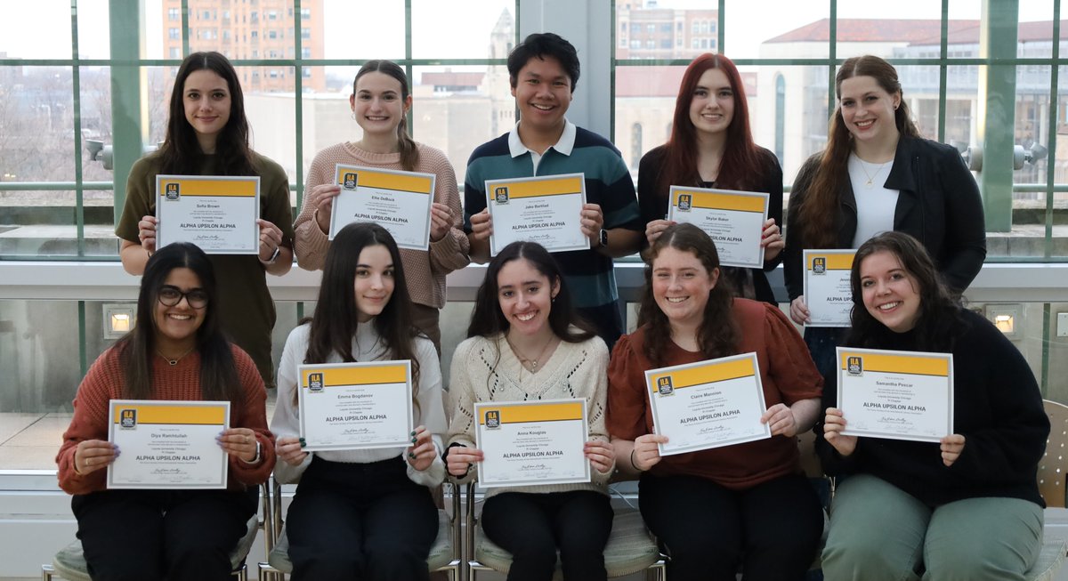 LoyolaSOE's tweet photo. Congratulations to the 2024 inductees of Loyola's Alpha Upsilon Alpha Pi Chapter, the International Literary Association's honor society! This honor is not only a result of high academic performance but also a commitment to learning and leadership. https://t.co/YgqbOXEkZr https://t.co/0Akk1adEjj