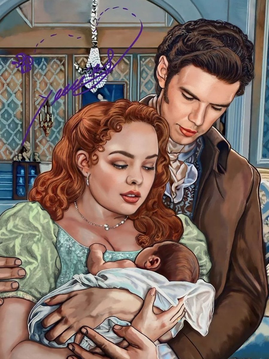 Iittle_star's tweet photo. Yesterday we were talking about Colin as a father and I remembered these fanarts❤️😭 polin family https://t.co/aXr3F5gOoq