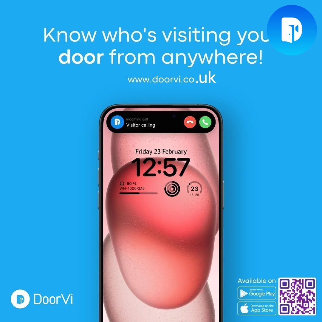 From your smartphone, you can monitor who's visiting, ensuring your home's safety and peace of mind. Don't compromise your security, choose #doorvi.co.uk for a hassle-free, reliable solution. Drop us a PM to schedule a demo - prices start at just 9.99. 

#homesecurity #smartdoorb